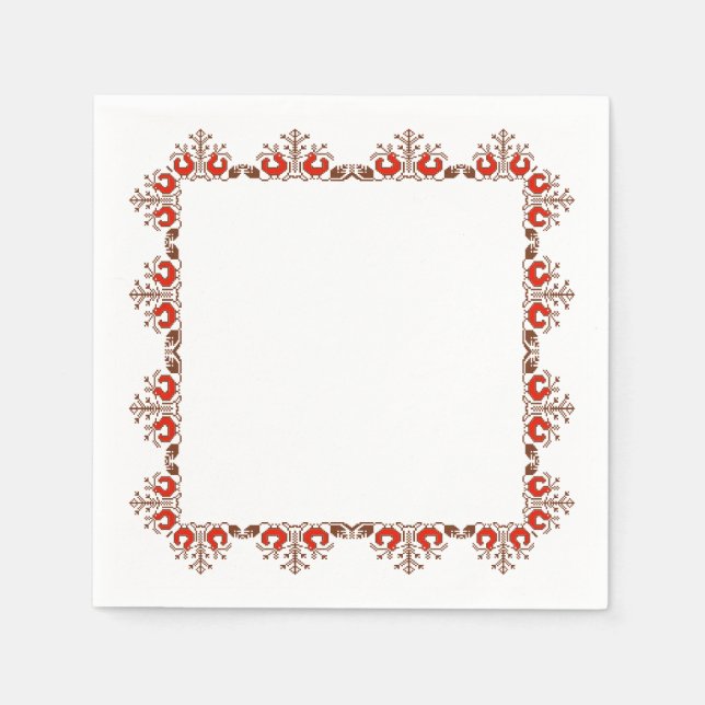 Servilleta De Papel Napkin de arte geométrico (Anverso)