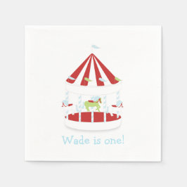 Servilleta De Papel Napkin de carrusel personalizado