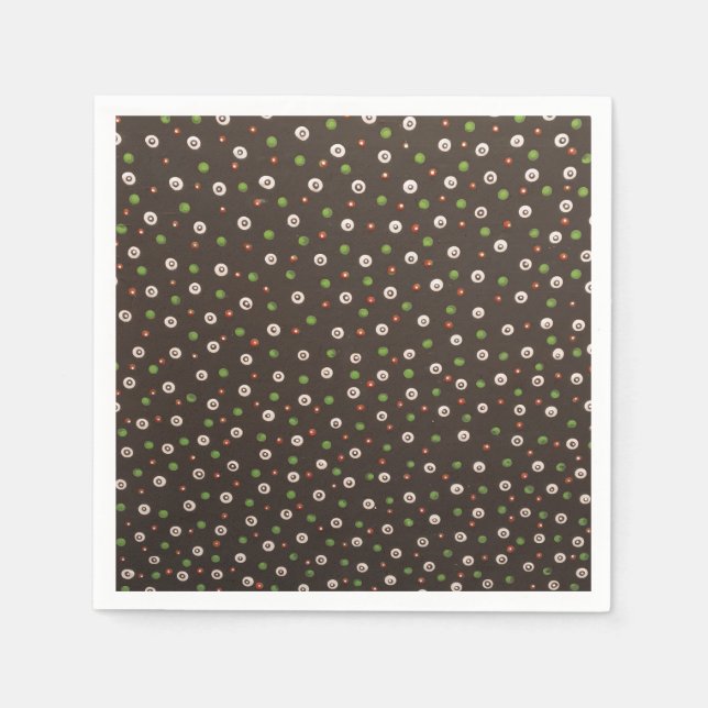 Servilleta De Papel Napkin de cóctel punteado (Anverso)