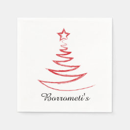 Servilleta De Papel Napkin de cócteles personalizado del árbol de Navi