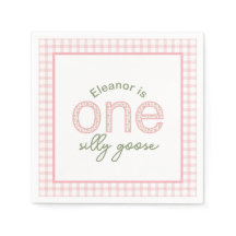 Napkin de cumpleaños "Un estúpido Goose" personali