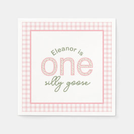 Servilleta De Papel Napkin de cumpleaños "Un estúpido Goose" personali