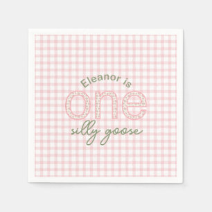 Servilleta De Papel Napkin de cumpleaños "Un estúpido Goose" personali
