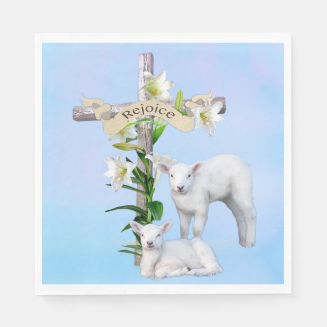 Servilleta De Papel Napkin de Easter Sunrise (Anverso)
