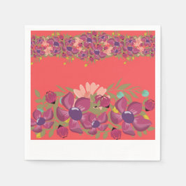 Servilleta De Papel Napkin de fruta con brillo