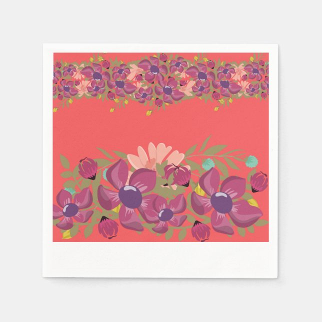 Servilleta De Papel Napkin de fruta con brillo (Anverso)