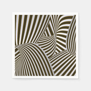 Servilleta De Papel Napkin de papel 3D Twist