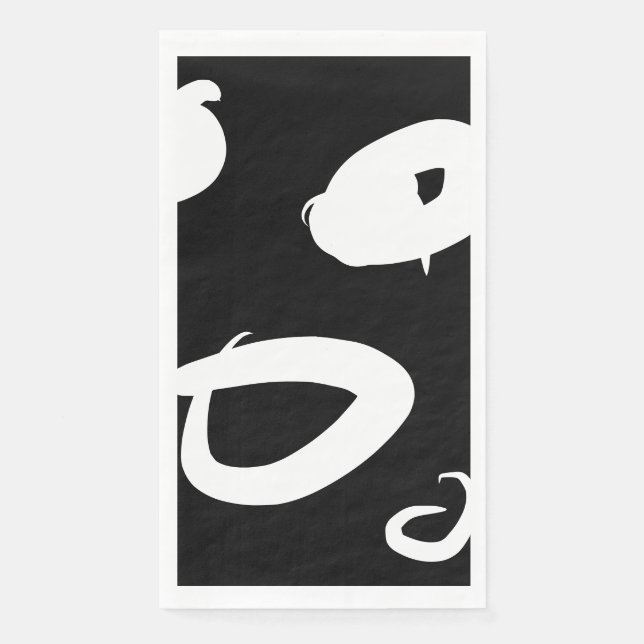 Servilleta De Papel Napkin de papel abstracto moderno (Anverso)