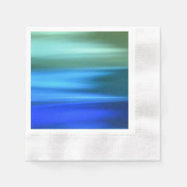 Servilleta De Papel Napkin de papel azul cepillado