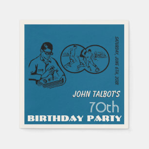 Servilleta De Papel Napkin de papel Binocular Soccer 70 cumpleaños