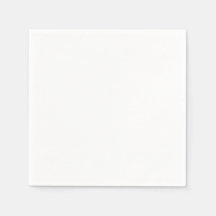 Napkin de papel blanco