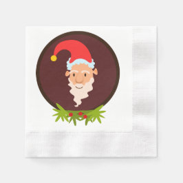 Servilleta De Papel Napkin de papel blanco Elf Portrait