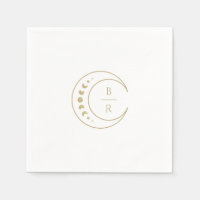 Napkin de papel Boda celeste