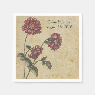 Servilleta De Papel Napkin de papel Boda gótico Romance - Oscuro y ele