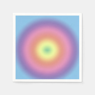 Servilleta De Papel Napkin de papel - Círculo arcoiris