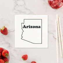 Napkin de papel de Arizona
