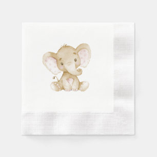 Servilleta De Papel Napkin de papel de Baby Shower vintage