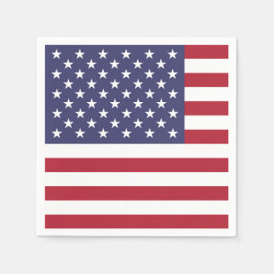 Servilleta De Papel Napkin de papel de bandera de Estados Unidos