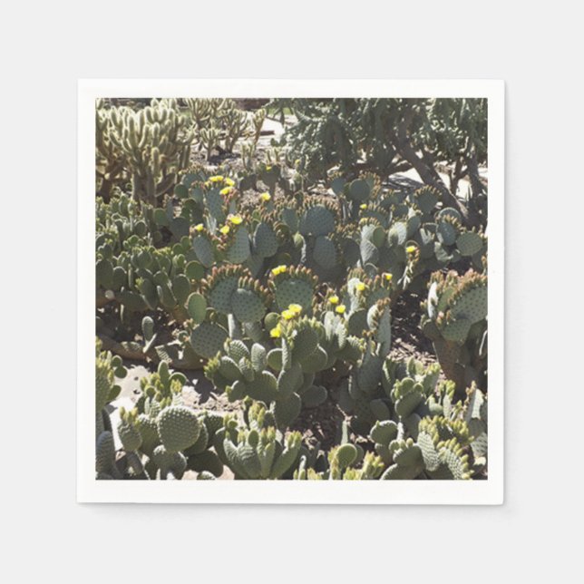 Servilleta De Papel Napkin de papel de Cacti (Anverso)