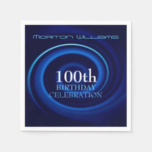 Servilleta De Papel Napkin de papel de celebración de cumpleaños 100 V