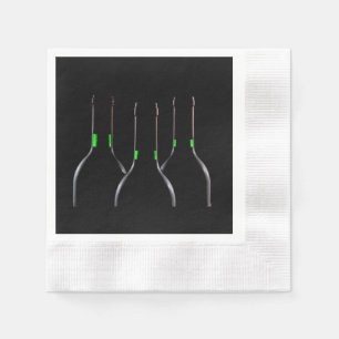 Servilleta De Papel Napkin de papel de coctel acuñado en botella de vi