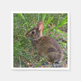Servilleta De Papel Napkin de papel de conejo para bebés