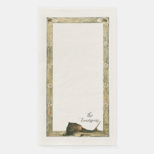 Servilleta De Papel Napkin de papel de cuaderno de historias de época
