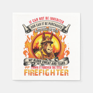 Servilleta De Papel Napkin de papel de Donkey para Fireman