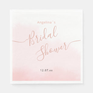 Servilleta De Papel Napkin de papel de ducha de novia.