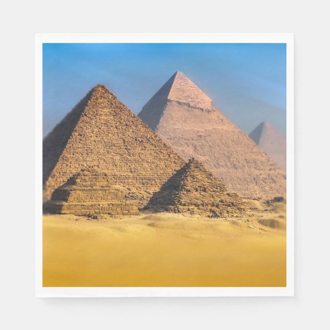 Servilleta De Papel Napkin de papel de las pirámides