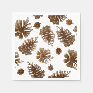 Servilleta De Papel Napkin de papel de pinecone ruso