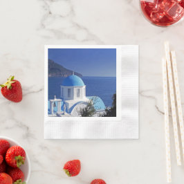 Servilleta De Papel Napkin de papel de Santorini Grecia