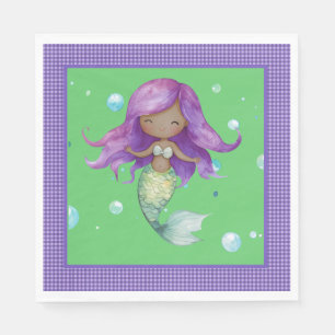 Servilleta De Papel Napkin de papel de sirena