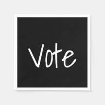 Napkin de papel de voto