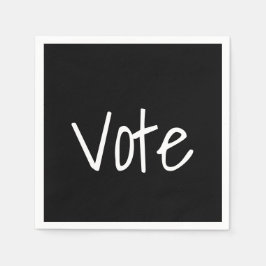 Servilleta De Papel Napkin de papel de voto