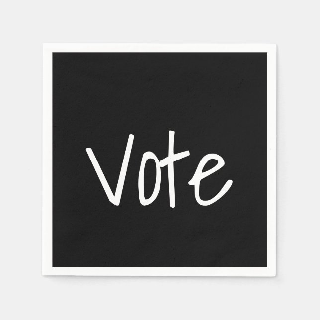Servilleta De Papel Napkin de papel de voto (Anverso)