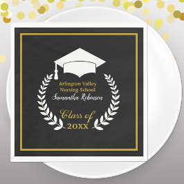 Servilleta De Papel Napkin de papel del Partido de la Graduación del G