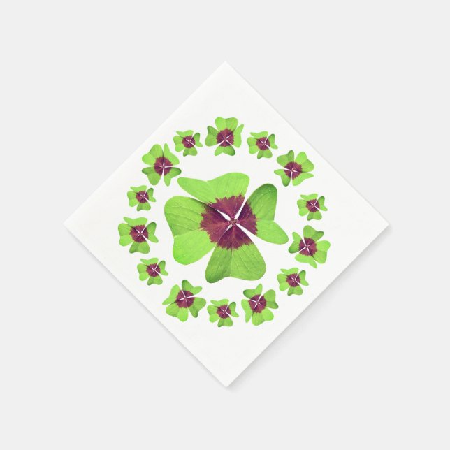 Servilleta De Papel Napkin de papel—Día de San Patricio (Borde)