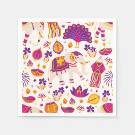 Servilleta De Papel Napkin de papel Diwali
