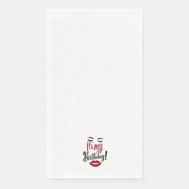 Servilleta De Papel Napkin de papel - Es mi cumpleaños (Anverso)