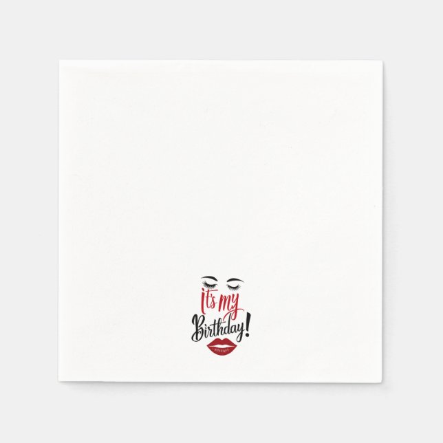 Servilleta De Papel Napkin de papel - Es mi cumpleaños (Anverso)