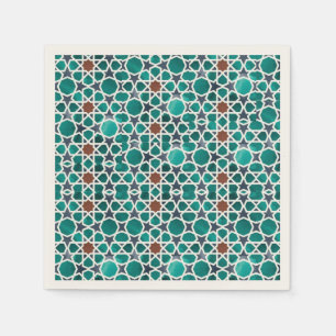 Servilleta De Papel Napkin de papel estilo marroquí