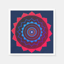 Servilleta De Papel Napkin de papel Fiesta de yoga