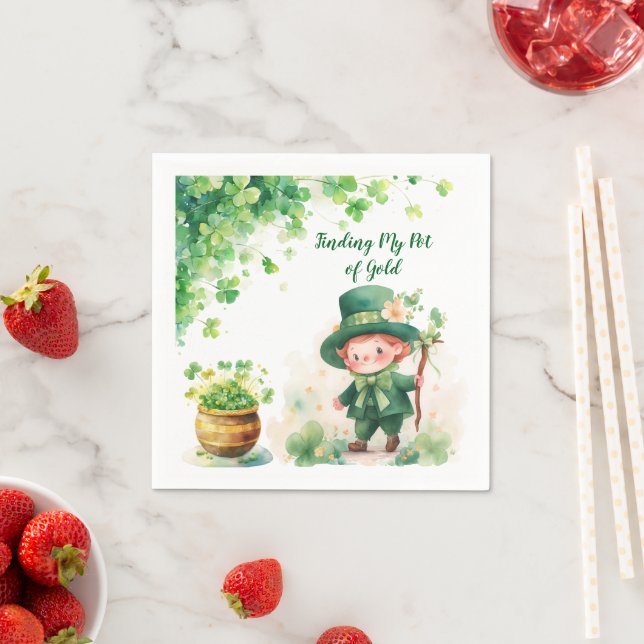 Servilleta De Papel Napkin de papel Fiesta del Día de San Patricio (In situ)