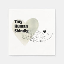 Napkin de papel moderno de Baby Shower