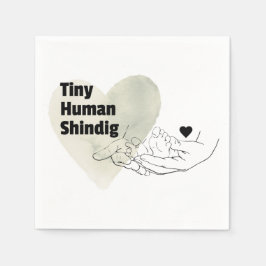 Servilleta De Papel Napkin de papel moderno de Baby Shower