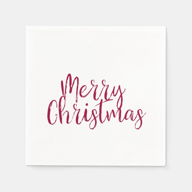 Servilleta De Papel Napkin de papel navideño (Anverso)