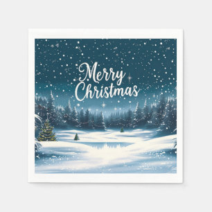 Servilleta De Papel Napkin de papel navideño