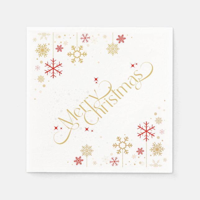 Servilleta De Papel Napkin de papel navideño (Anverso)