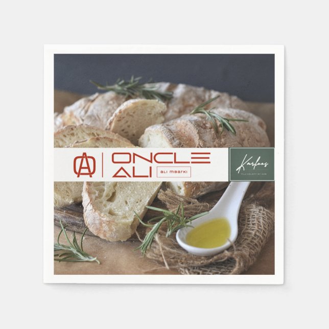 Servilleta De Papel Napkin de papel ONCLE ALI (Anverso)
